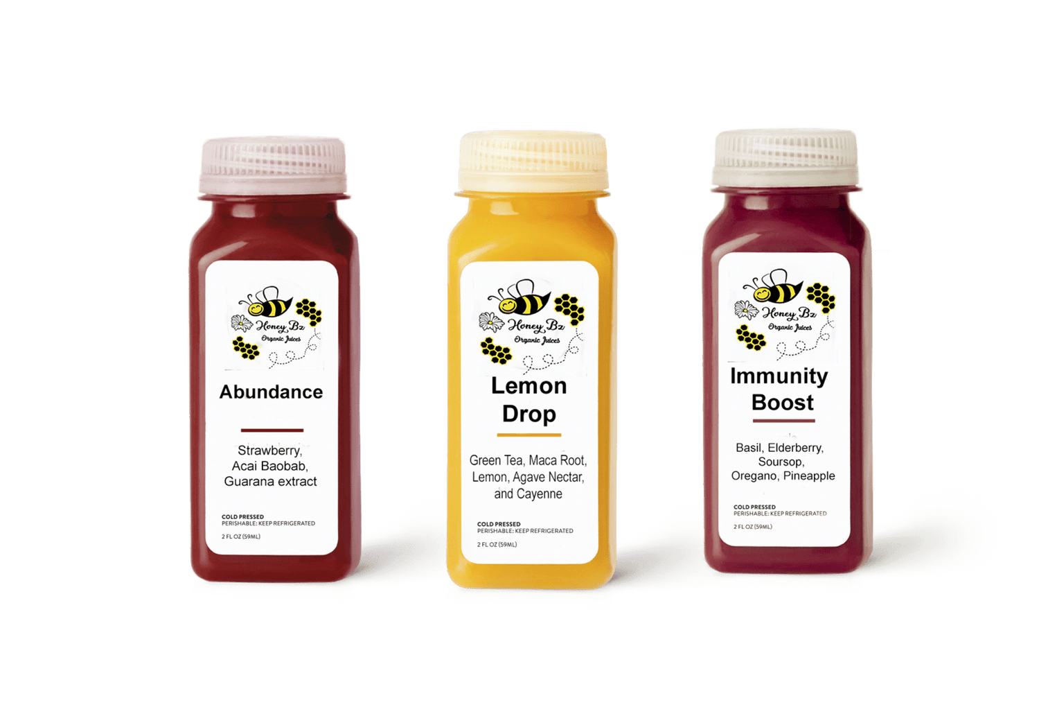 WELLNESS SHOTS - Honey Bz's Organic Juices 